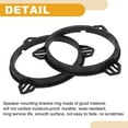 thumbnail image 4 of Car Speaker Spacer Ring Tweeter Speaker Spacer Adator for 6.5inch ABS 2pcs Universal, 4 of 7