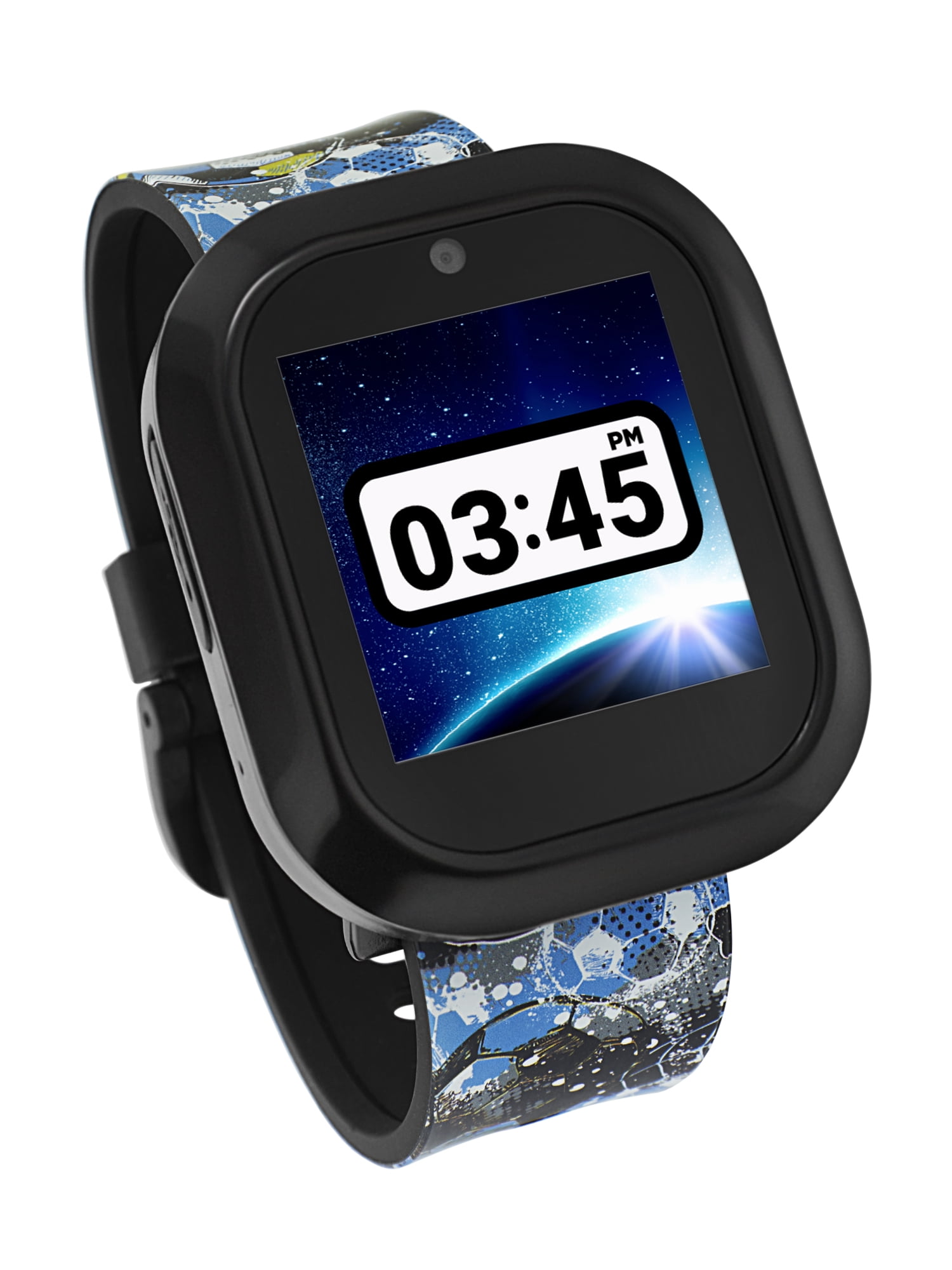 Itech Junior Kids Boys Sports Ball Bluetooth Enabled Smartwatch with Interchangeable Straps and Bezels