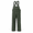 Dark Green-X-Large, variant on Dark Green XX-Large Waterproof Heavy-Duty Rubber Bib Work Pants for Industrial Fishing Farming