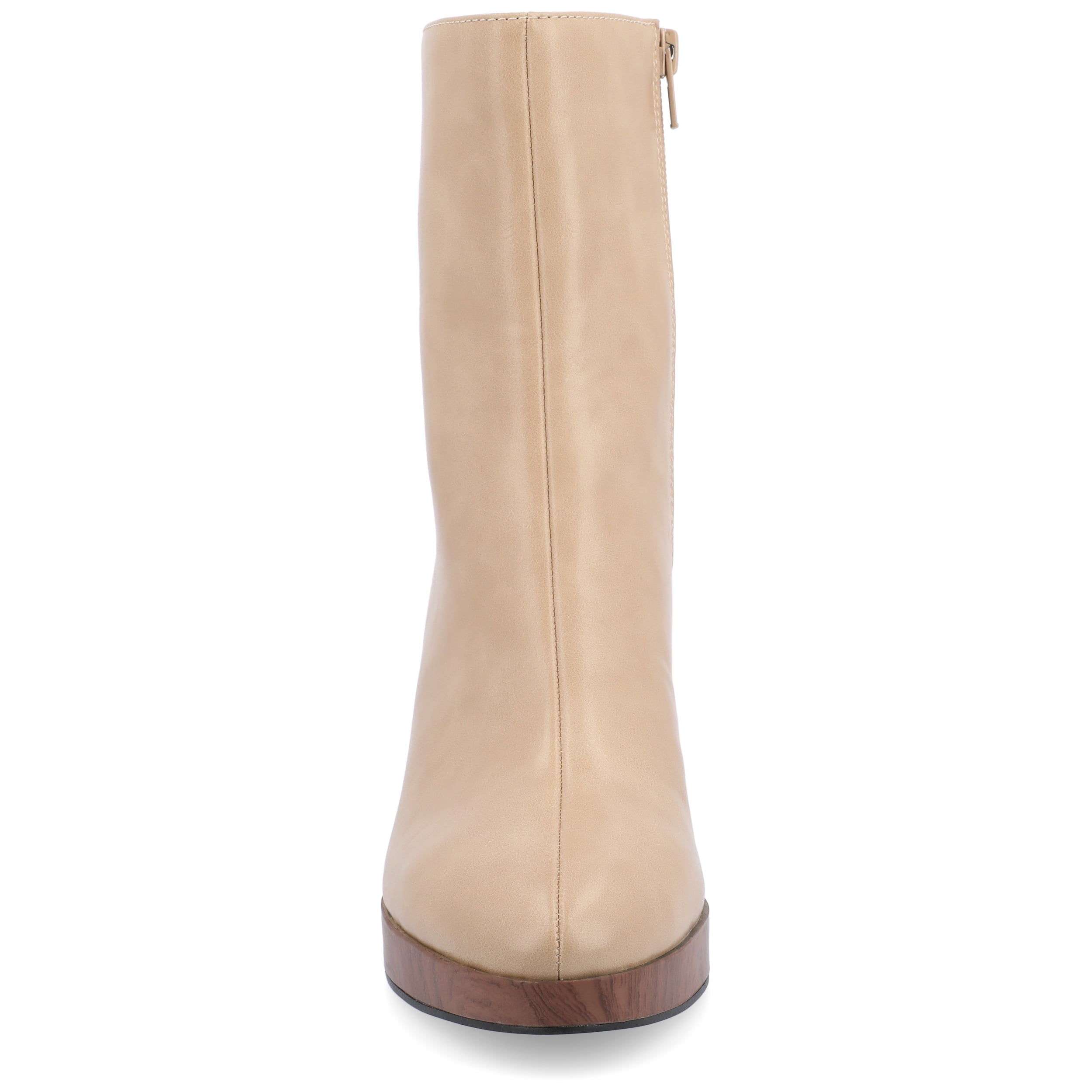 Journee Womens Romer Platform Almond Toe Booties, Widths Available