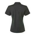 thumbnail image 5 of AllPro 4HM00L Women's Performance Mélange Polo-Black Melange-S, 5 of 6