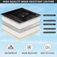 thumbnail image 6 of OTOEZ Diamond Pattern Leather Car Seat Covers, Full Coverage 5-Seat Set, Universal Fit for Cars SUVs Trucks, Waterproof & Airbag Compatible, 6 of 6