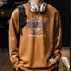 thumbnail image 5 of Suéter holgado de cuello redondo para hombre, sudadera de cuello redondo de invierno, sudadera divertida vintage de los años 90 para hombre, moda Harajuku, estilo coreano emo, 5 of 5