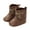 Coffee, variant on Leather Western Boots Cowboy Bootie Soft Sole Nonslip Crib Shoes For Baby Toddler Girls Boys Sizes 7 Brown(Toddler)