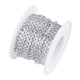 thumbnail image 4 of 1 rollo de cadena de cristal para accesorios de decoración de bodas y collares de bricolaje (plata ss16), 4 of 10
