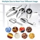thumbnail image 4 of Juego de 2 palas para hielo, pequeñas palas de acero inoxidable para cubitos de hielo/caramelos/harina/azúcar, palas de metal para botes, hornear, despensa de cocina, sin óxido y aptas para, 4 of 6