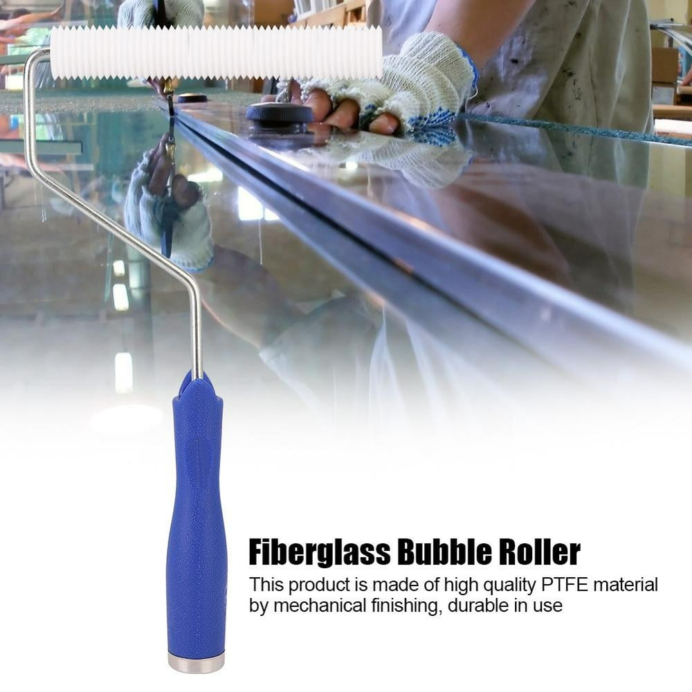 Mgaxyff Roller Tool, Diameter 25x150mm Fiberglass Bubble Laminating