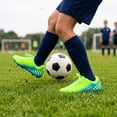 thumbnail image 4 of Vizari Youth Firm Ground Soccer Cleats for Kids - Boys, Girls | FG Football Shoes | Maximum Traction & Long Lasting | Designed for Extra Support & Comfort - Blue, Green, 4 of 8