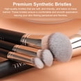 thumbnail image 2 of TEOYALL Kabuki Brush Set, ZS23 3 Size Angled Foundation Brush Under Eye Concealer Brush Contour Brush with Dense Synthetic Bristle (170/270/370), 2 of 3