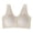 White, variant on QASIEATN Front Closure Jelly Bras for Middle Elderly Women Fashion Comfortable Wireless Bras Women's Underwear