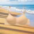 thumbnail image 5 of Hrsba Seamless Bra,Solid Color Classic Casual Push Up Breathable Soft Fabric Gentle Support Daily Bra for Women, 5 of 5