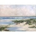 thumbnail image 2 of Swatland, Sally 14x12 White Modern Wood Framed Museum Art Print Titled - Soft Morning Sea, 2 of 4