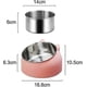 thumbnail image 2 of Cat Bowl Set, Feeding Bowls Cat Food, Cat Bowl Stainless Steel Non-slip, Feeding Bowl Cat, Food Bowl, 2 of 5