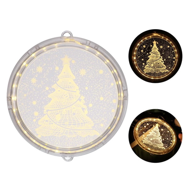 Luz De Decoración Navideña 3D, Luz Led De Hadas, Copo De Nieve, Colgar/Cinta, Luz De Ventana, Adornos De Pared Alimentados Por Batería, Iluminación Festiva Para Interior/Exterior sonducket HA028076-03