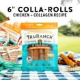 thumbnail image 6 of TRURANCH Collagen Rolls - 6" Collagen Rolls for Dogs - Long Lasting Healthy Joint Support Dog Treat - Rawhide Alternative - Skin & Coat Health - Made with Real Chicken, 1 Bag, 4 Count, 6 of 8
