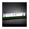 thumbnail image 5 of Paladone Minecraft Logo Light - Funciona con pilas o USB - 2 modos de luz - Mercancía con licencia oficial, Blanco/Marrón/Verde, 5 of 5