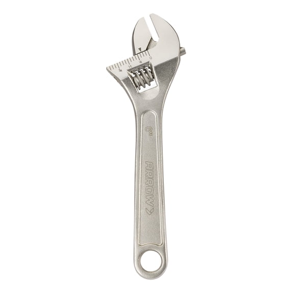 Arrow 6" Adjustable Chrome Vanadium Steel Wrench