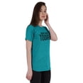thumbnail image 1 of Inkmeso T-Shirt Femme Citation Haut Nope Not Today Imprimé Graphique, 1 of 7