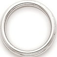 thumbnail image 3 of 10K White Gold 10Kw 3mm Milgrain Half Round Band Size 4 Made In United States 1wm030-4, 3 of 5