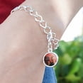 thumbnail image 3 of I'm Not an Alcoholic go to Meetings Drunk go to Parties Funny Humor Silver Plated Bracelet with Antiqued Charm, 3 of 5