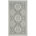 thumbnail image 2 of Safavieh Courtyard Abel Geometric Indoor/Outdoor Area Rug, Light Gray/Anthracite, 2'7" x 5', 2 of 9