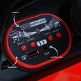 thumbnail image 4 of Carro Eléctrico Niños Aeiou B008 Audi Tactopiel Llantas Eva Rojo, 4 of 8