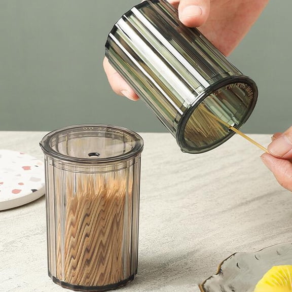 Travelwant Toothpick Holder Dispenser, Toothpick Dispenser for Kitchen Restaurant Thickening Toothpicks Container Pocket Novelty, Sturdy Safe Container Toothpick Storage Box