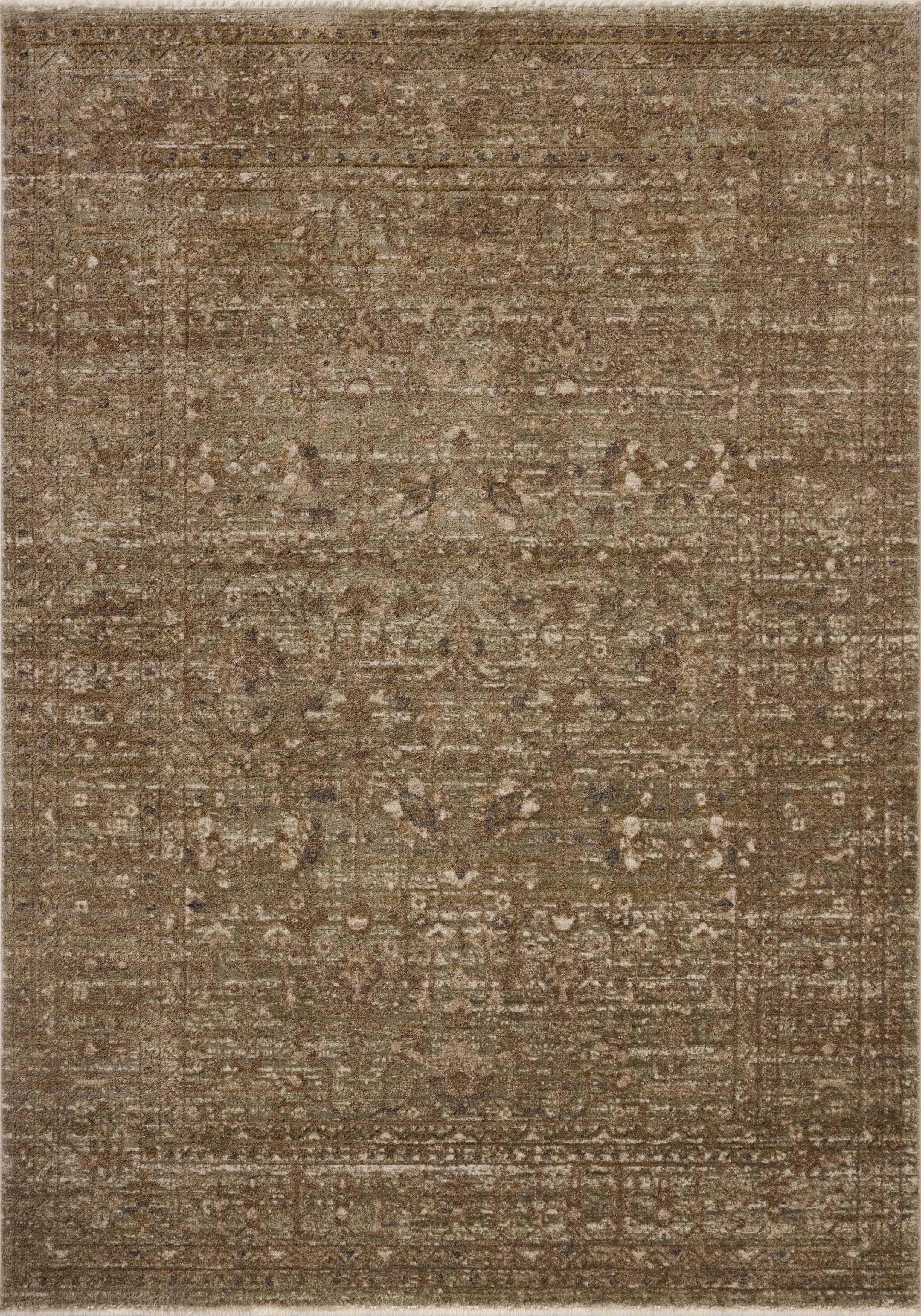 Loloi Haywood Sage / Brown 18" x 18" Sample Area Rug