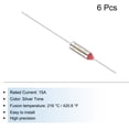 thumbnail image 3 of Uxcell 6Pcs Fusible Térmico de Metal RY216 216 °C 420.8°F 15A 250V Fusible Térmico de Corte para Motor Transformador Electrodoméstico Industrial, 3 of 6