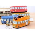 thumbnail image 5 of Monebena Pencil Pouch Cute Cartoon City Bus Pencil Pouch Large Canvas Zipper Pencil Case Stationery Organizer Pen Bags Soft Pencil Box Holder Storage and Organization Supplies, 5 of 8