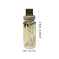 thumbnail image 3 of EGYMEN Touch-Controlled LED Glass Bottle Nightlight, USB Rechargeable Mini Romantic Lamp, Portable Ceramic LED Light for Bedroom, Car, and Atmosphere Enhancement, 3 of 6