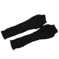 thumbnail image 2 of Fingerless Thumb Hole Long Gloves Mittens Winter Arm Warmer, 2 of 8