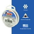 thumbnail image 3 of AFW C090T-0 Surflon Nylon Coated 1x7 Stainless Steel Leader Wire Fishing Line, Bright, 90 lb Test, 3 of 5