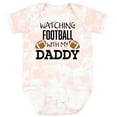 thumbnail image 3 of Inktastic Watching Football with My Daddy Boys or Girls Baby Bodysuit, 3 of 5
