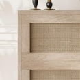 thumbnail image 3 of 8 Drawer Rattan Dresser with Large Table Top,Mid Century Modern Dresser for Closet Dresser Bedroom, Living Room, Hallway, Entryway,47.2" x 15.7" x 37", 3 of 6