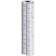 Jillson & Roberts Bulk Gift Wrap, Baby Train, 1/4 Ream 208' x 24"