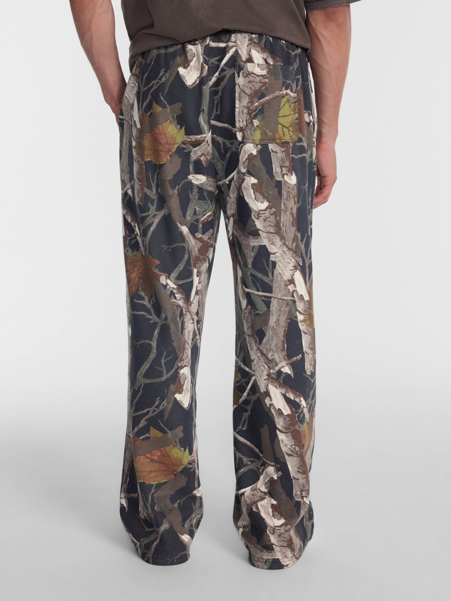 No Boundaries Fleece Open Hem Sweatpants, Men's XS-5XB