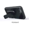 thumbnail image 4 of Funda GHOSTEK Iron Armor para iPhone 8 PLUS y 7 PLUS Negra con Clip Mica Covert, 4 of 9