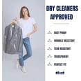 thumbnail image 4 of Plasticplace Clear Garment Bags on Roll, Heavy-Duty Plastic Coat Covers, 21” x 7” x 54” , Perforated with Pre-Slit Hanger Holes, Dustproof & Wrinkle-Free Storage, 320 Count Wardrobe Cover 0.65 Mil, 4 of 7