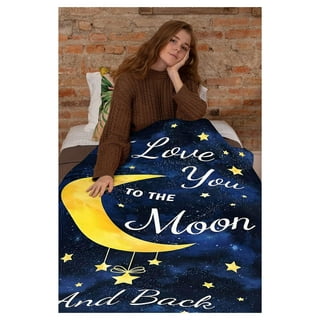 Blanket Sublimation Blank Love You To The Moon and Back