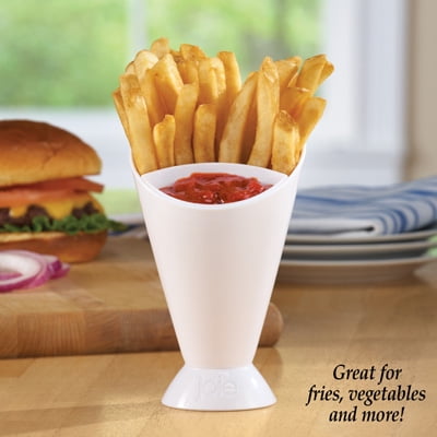 french fry cone dipping