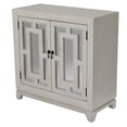 thumbnail image 2 of HomeRoots 294582 32 x 32 x 14 in. Geo 2-Door Sideboard with Mirror Inserts, 2 of 2