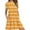 Yellow, variant on Erwazi Summer Casual Dresses for Women Swing Short Sleeve T Shirt Dresses Tiered Flowy Beach Mini Dress with Pockets