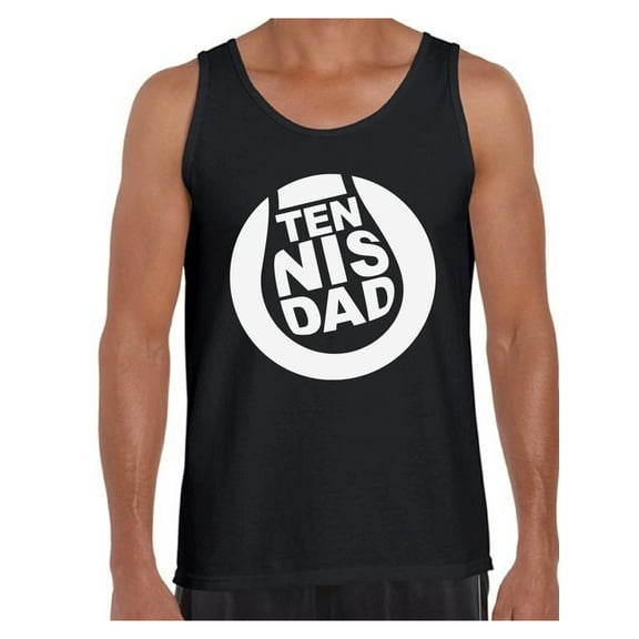 Men's Tennis Dad Graphic Tank Tops Father`s Day Gift Daddy Tennis Player Gift