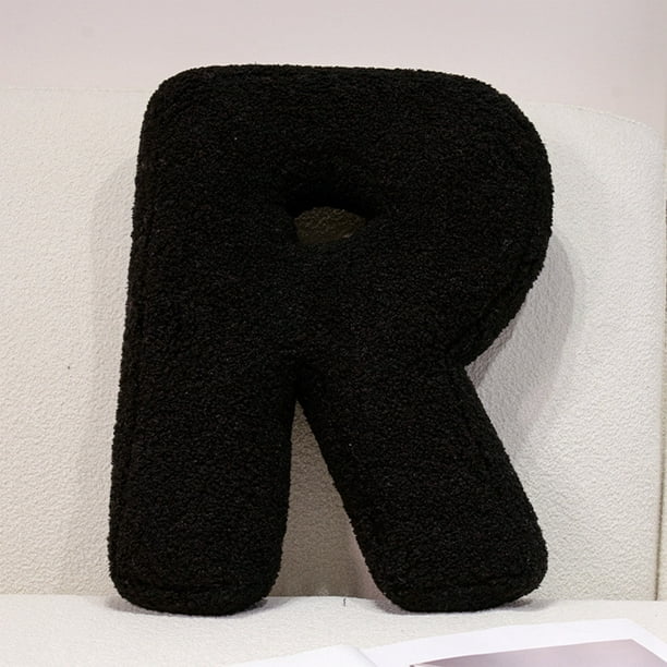 Cojines con Letras Del Alfabeto Inglés (26 Unidades) para Sala de Estar | Cojines Decorativos Suaves para Sofá, Cama, Coche | Lindo Cojín con Forma de Letra | Regalo Ideal para Familiares, Amigos y C