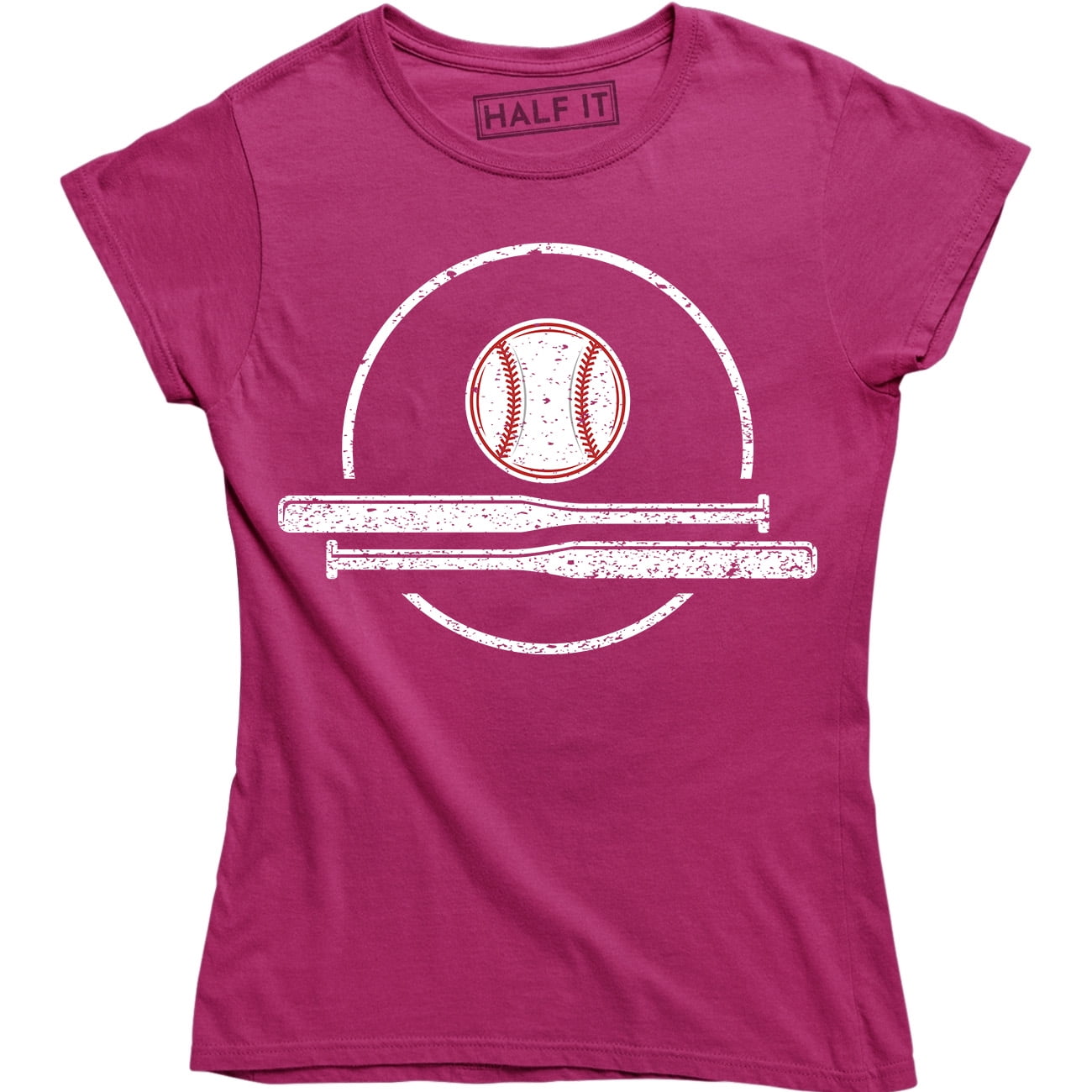 Baseball Softball Heavy Hitter Women Sports Outdoor Game Team T-Shirt ...