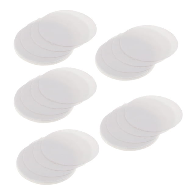 50 Uds 115mm de diámetro, papel de horno de microondas , papel de fibra de cerámica, papel de de , herramienta de alfarería para e