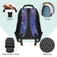 thumbnail image 5 of Yspwyqan Astronaut Capybara Kids Backpack Set for Boys Girls, 4 Piece with Lunch Box Water Bottle Bag, Galaxy 17 Inch Lightweight Laptop Backpack for Elementary, 5 of 7