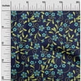 thumbnail image 1 of oneOone Organic Cotton Voile Fabric Leaves & Floral Artistic Print Sewing Fabric BTY 42 Inch Wide, 1 of 4