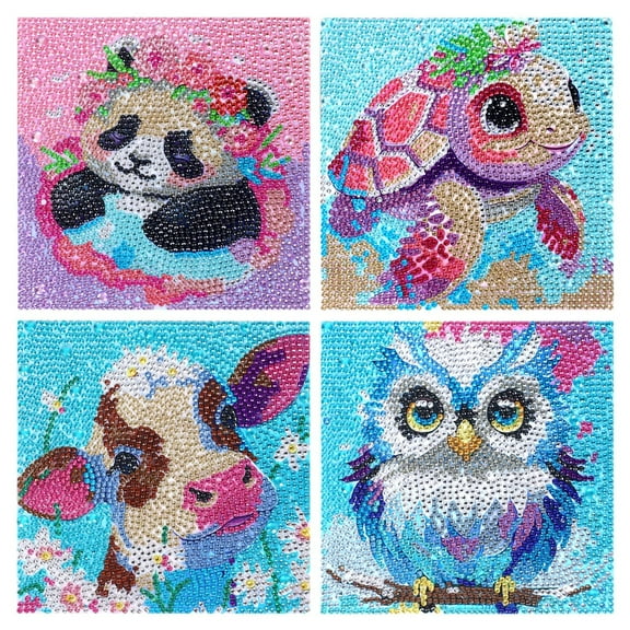 5 6 7 8 Years Old Girls Gifts Diamonds Digital Painting: Gifts Decorating Girls 9 10 11 Years Old Craft Kits for Children 4-12 Years Old Mosaics for Christmas Easter Birthday